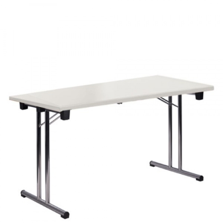 Klapptisch 160 x 80 cm mit 25 mm starken Platte weiß