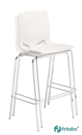 Stapelbare Barhocker mit Kunststoffsitzschale with Typ B150