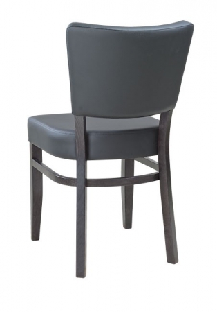 Gepolsterte Gastronomiestühle GS46B Polsterstühle, Rücckseitenansicht