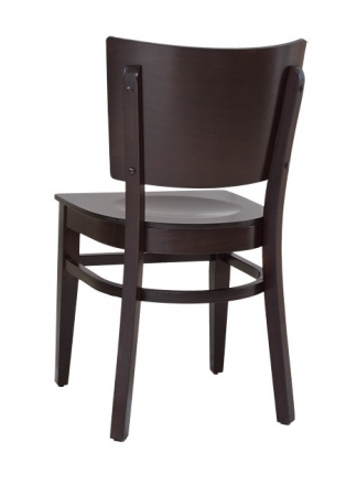 Holz-Restaurantstühle Typ GS28 Bistrostühle (Rückseitenansicht)