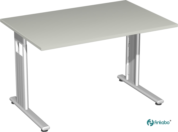 Schreibtisch Typ HB 100 lichtgrau