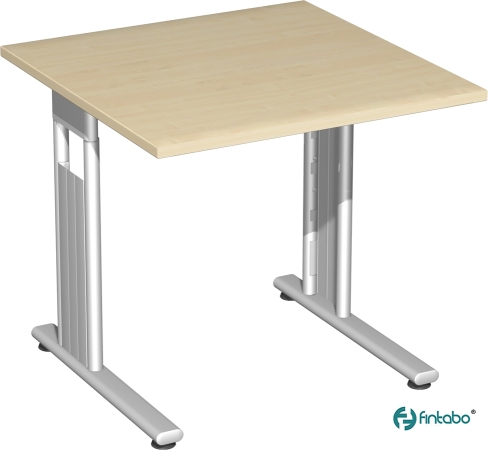 Schreibtisch Typ HB 100 - 120 x 80 cm, ahorn