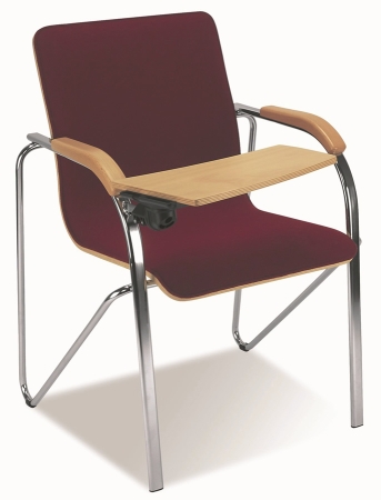 Typ B106 TAB Seminarstühle bzw. Schulungsstühle mit klappbarer Schreibplatte