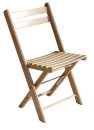 Stapelbare Holzklappstühle